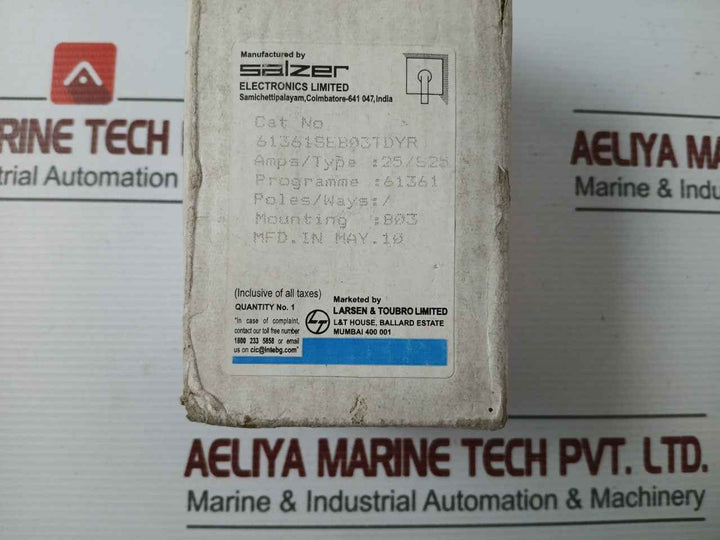 Salzer S25-61361-b03 Cam Operated Rotary Switch