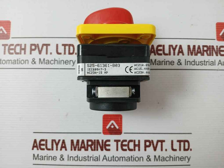 Salzer S25-61361-b03 Cam Operated Rotary Switch