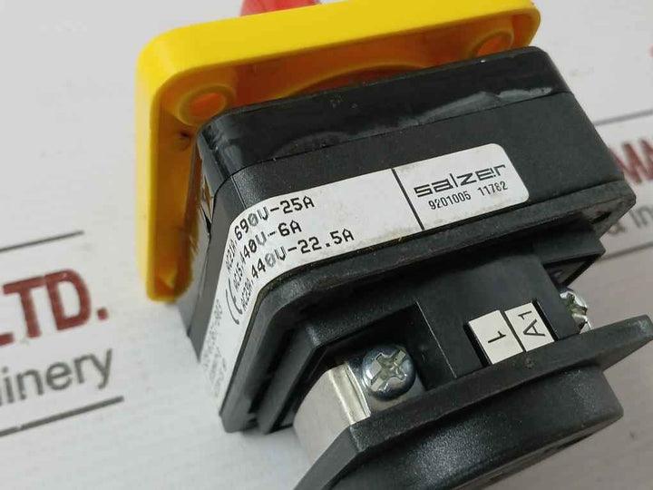 Salzer S25-61361-b03 Cam Operated Rotary Switch