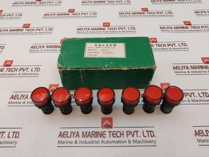 Salzer Sz22-c40 Red Led Lamp Indicator