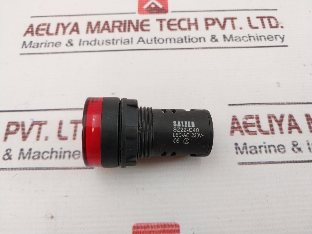 Salzer Sz22-c40 Red Led Lamp Indicator