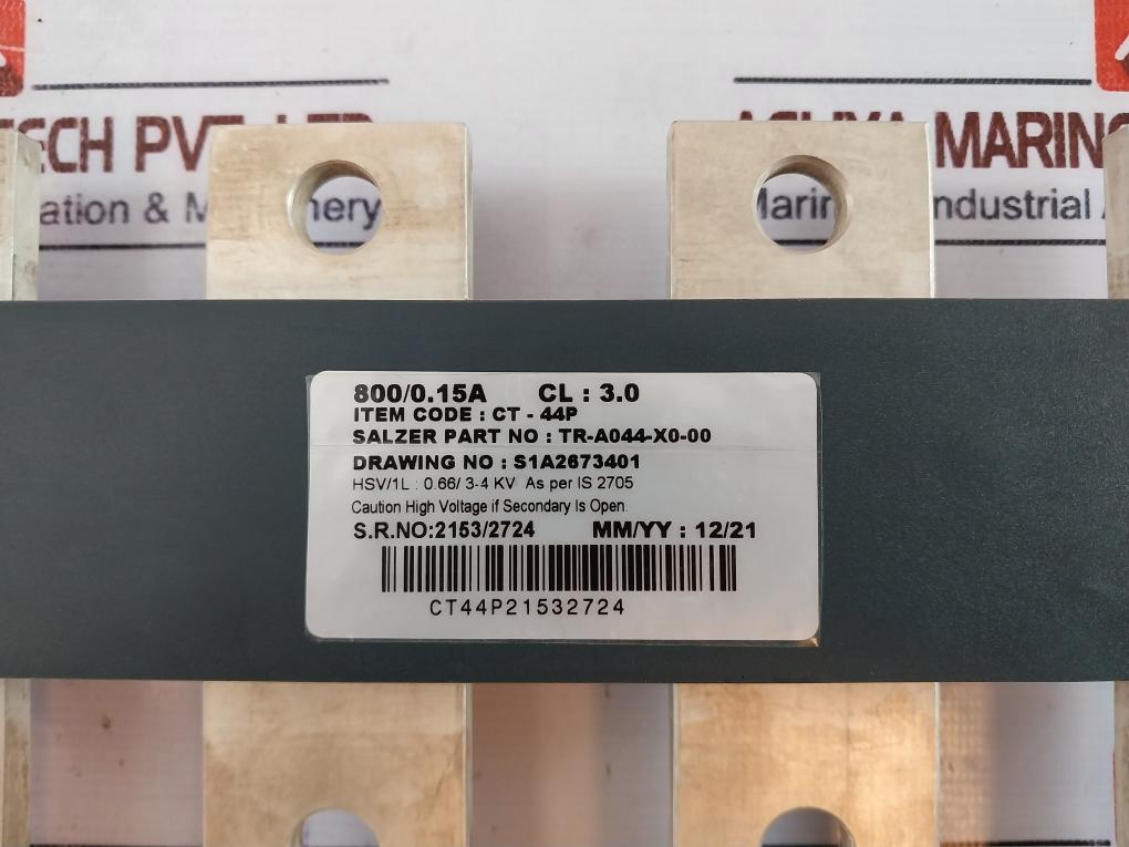 Salzer TR-A044-X0-00 Current Transformer