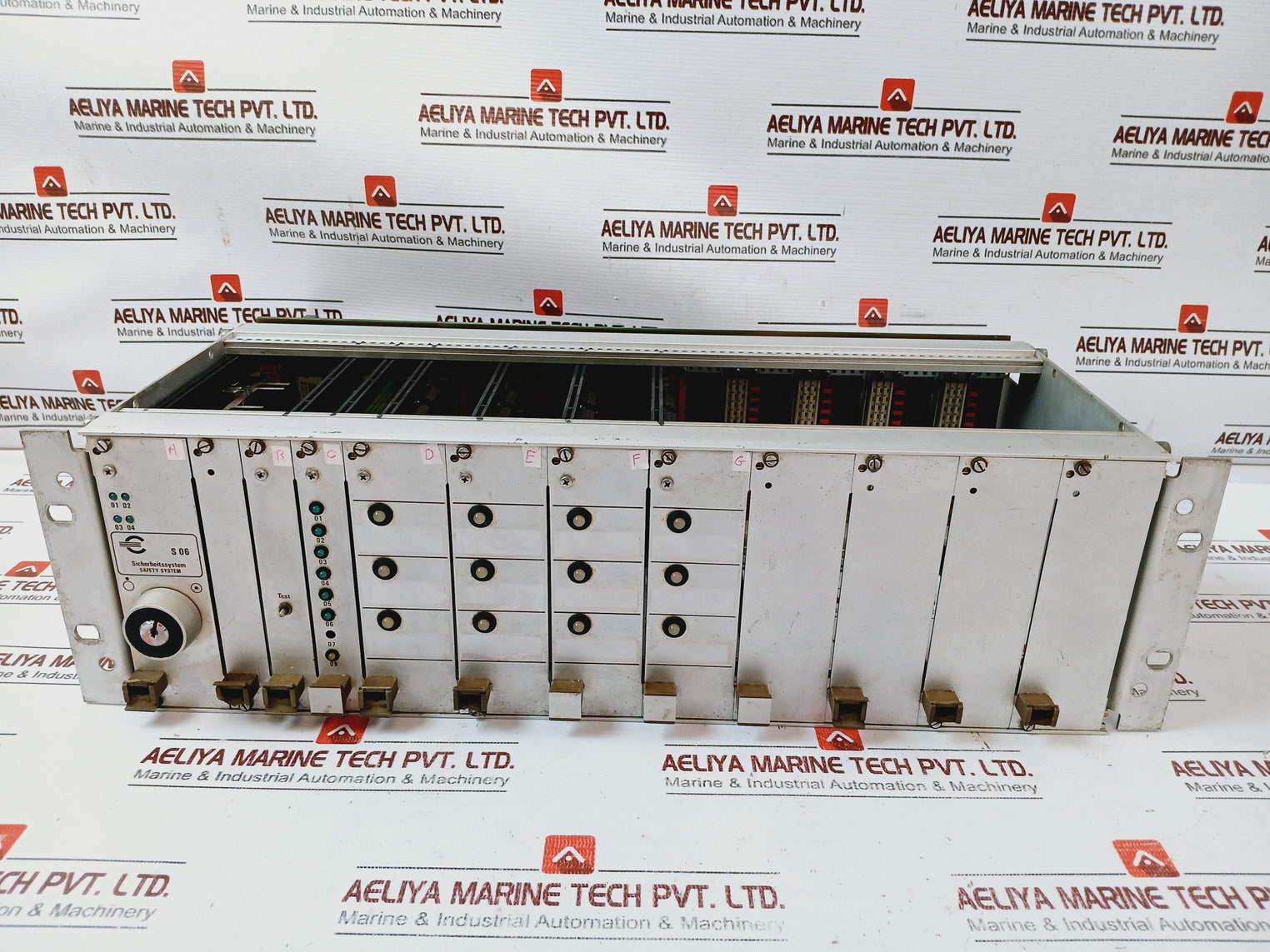 Salzgitter Elektronik S 06/31 Safety System Led Indicator Rack Pcb Module