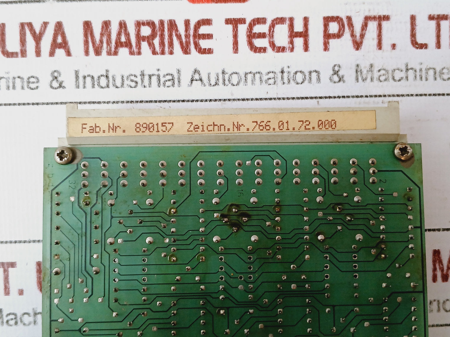 Salzgitter Elektronik S 06/31 Safety System Led Indicator Rack Pcb Module