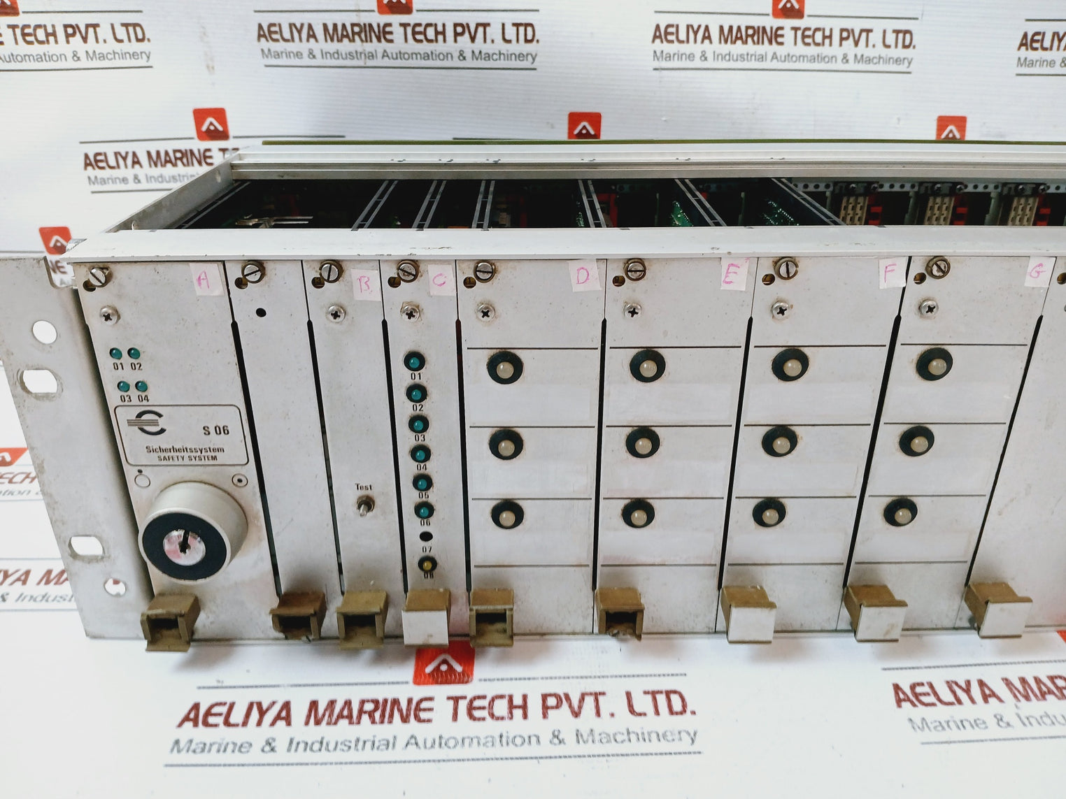 Salzgitter Elektronik S 06/31 Safety System Led Indicator Rack Pcb Module