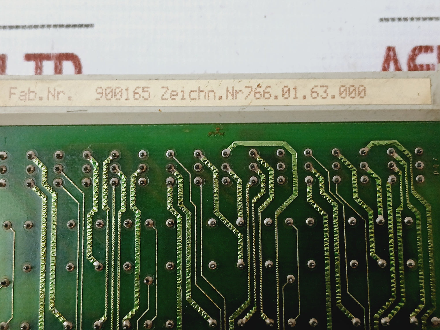Salzgitter Elektronik S 06/31 Safety System Led Indicator Rack Pcb Module