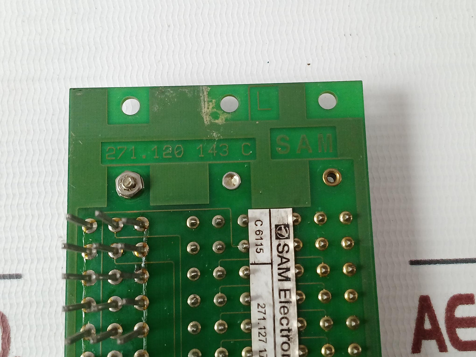 Sam 271.120 143C Backplane Printed Circuit Board