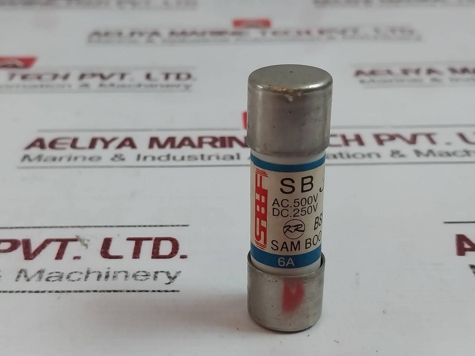 Sam Boo Sc-2 Fast Acting Cartridge Fuse 6A Ac 500V Dc 250V