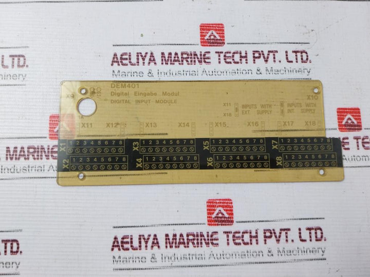 Sam Electronics Dem401 Digital Input Module C 6115