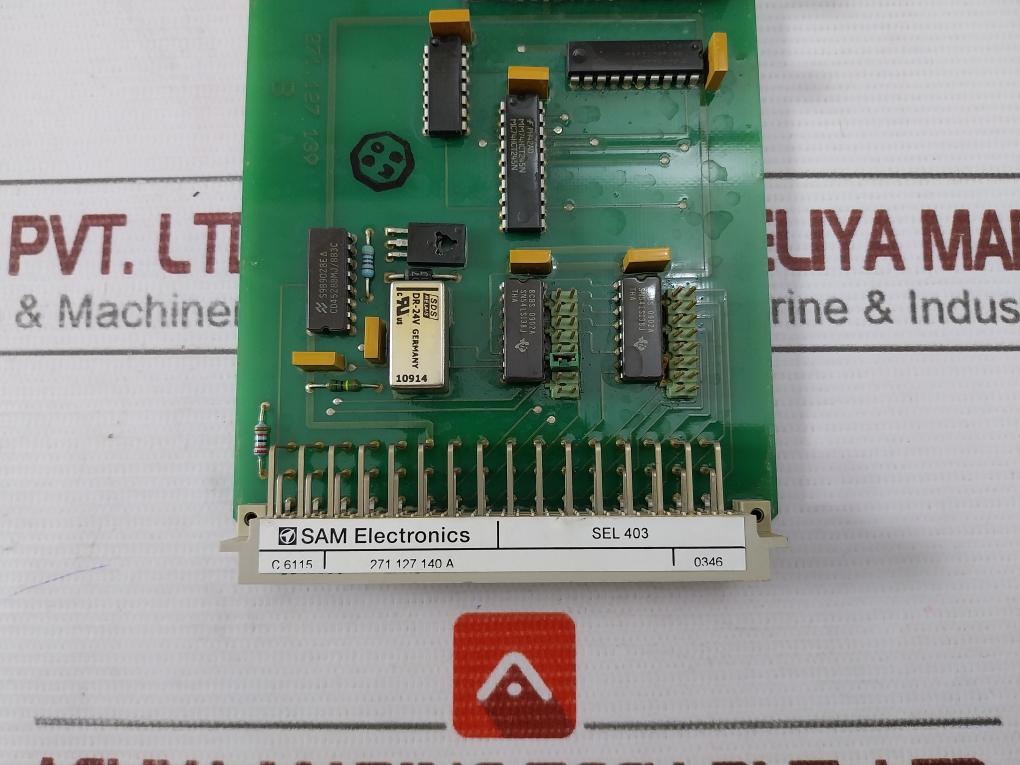 Sam Electronics Sel 403 Printed Circuit Board C 6115, 271.127 139 94V-0