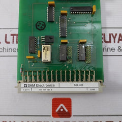 Sam Electronics Sel 403 Printed Circuit Board C 6115, 271.127 139 94V-0