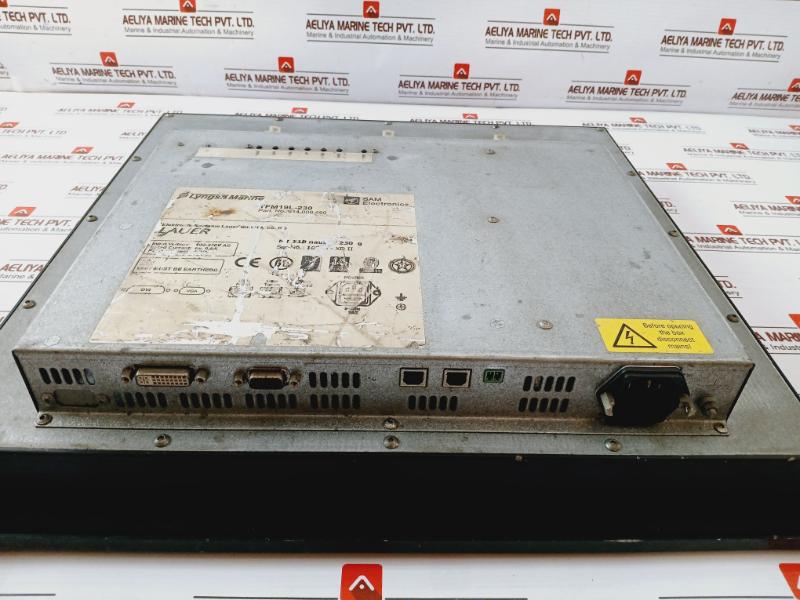 Sam Electronics Tfm19L-230 Hmi Touch Panel Display 100-240Vac