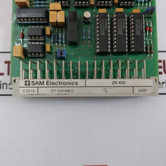 Sam Electronics Zk 409 Printed Circuit Board 271.124 443.C 94V