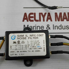 Sam Il Nfk-106T Emi Noise Filter 250V 6A 50/60Hz