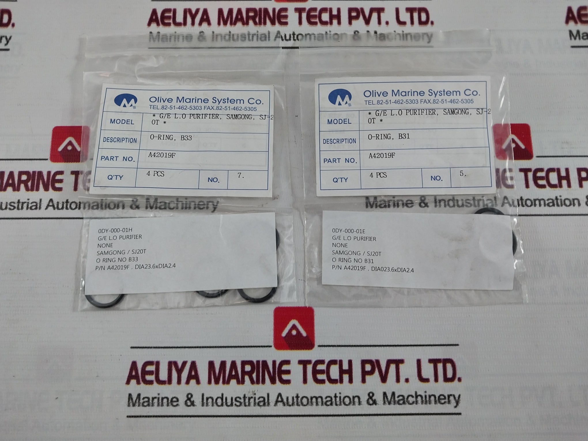 Samgong A20270B O-ring Kit 409436001 409737001 A20140A 413756001 A42019F