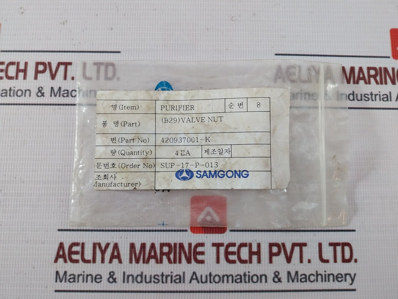 Samgong B29 Valve Nut 420937001-k, 04Z-000-0F4