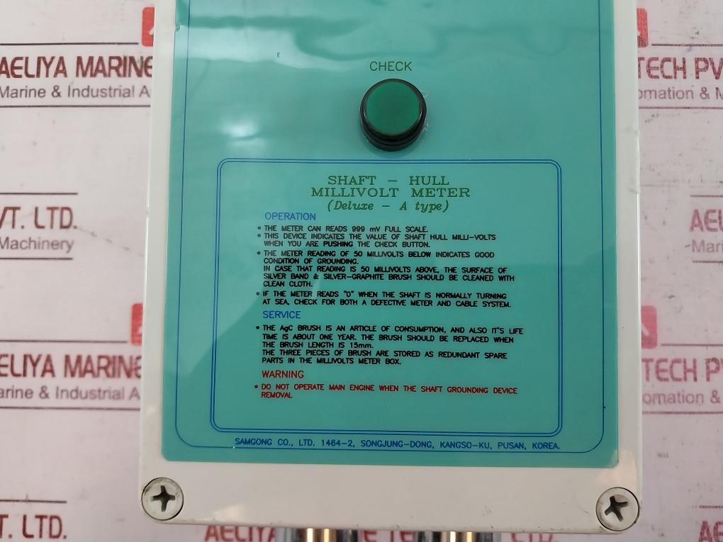 Samgong Shaft-hull Millivolt Meter Sh-bh010517 212
