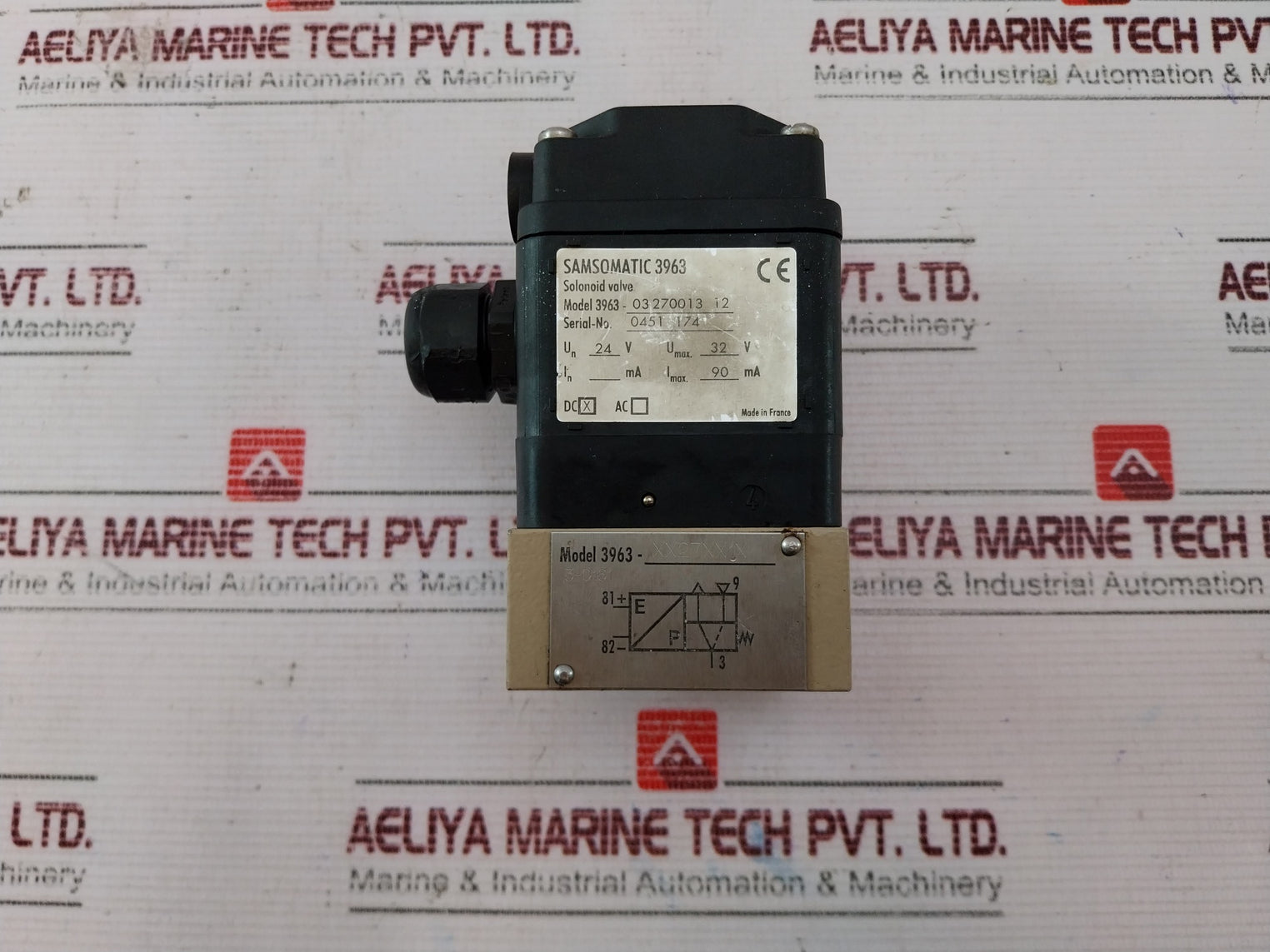 Samsomatic 3969-03 270013 12 Direct-operated Solenoid Valve 3963, 24V