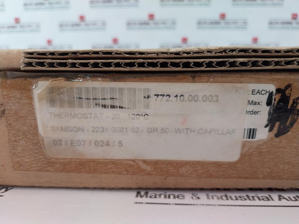 Samson 2231-008102 Thermostat 20-120°c 70-250°f 20-12 Bar