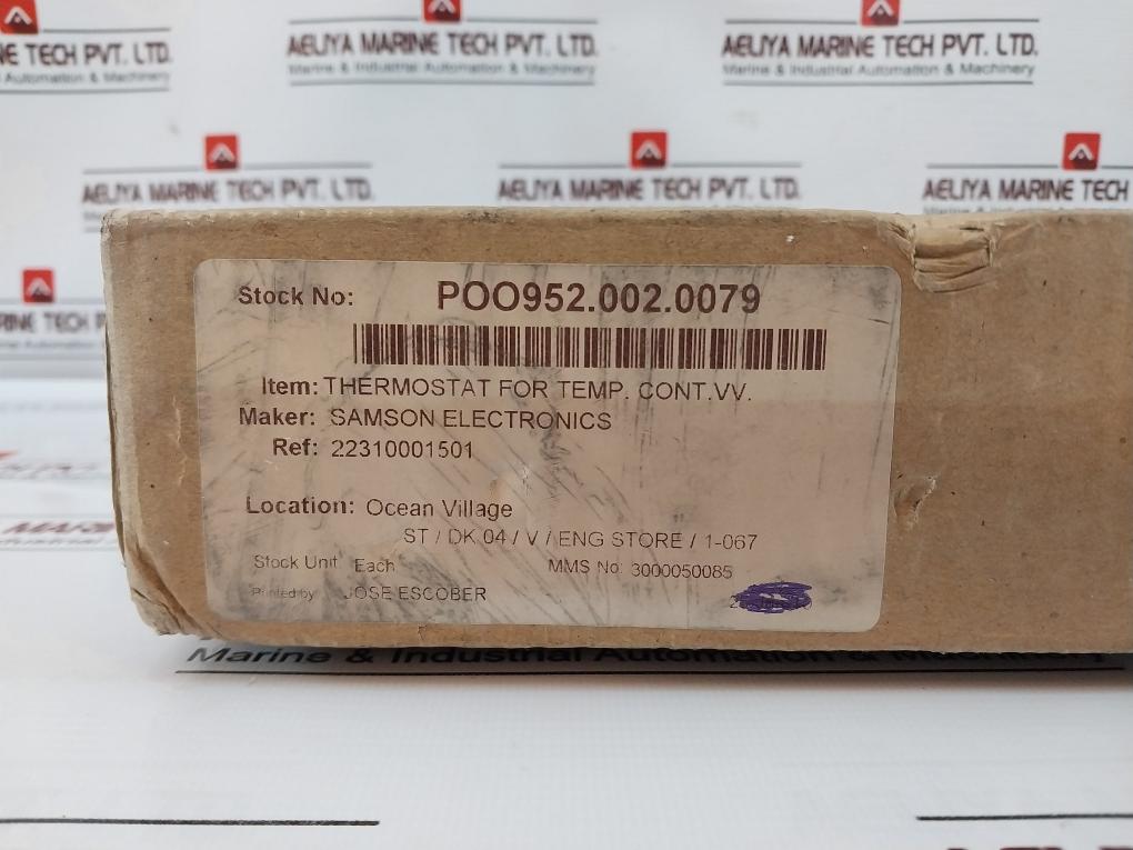 Samson 2231-0085 02 Thermostat Temperature Regulator Type 4 22310001501