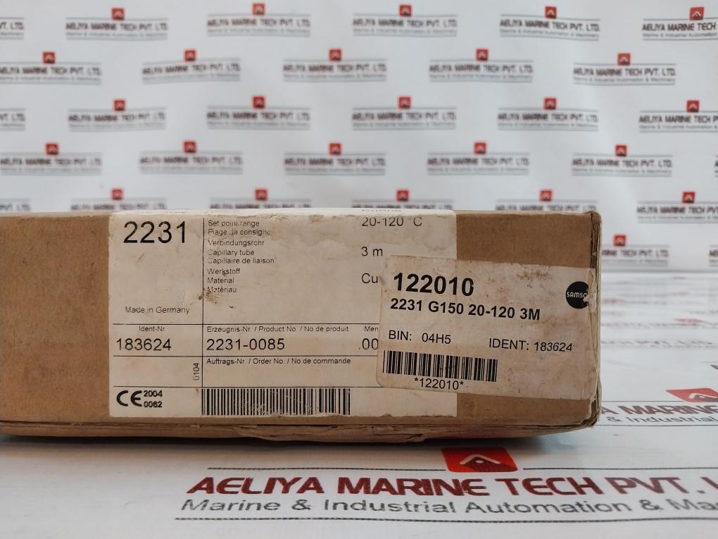 Samson 2231-0085 02 Thermostat Temperature Regulator Type 4 22310001501