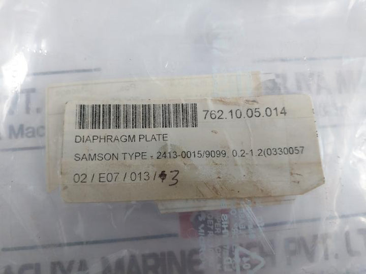 Samson 2413-0015/9099 Diaphragm Plate
