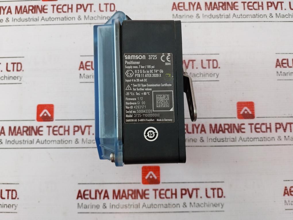 Samson 3725 Electropneumatic Positioner 3725-1100000000 7 Bar/105 Psi 4293171