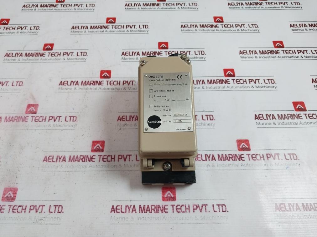 Samson 3766 Pneumatic Positioner Valve 4-20Ma Input 0.2-1 Bar