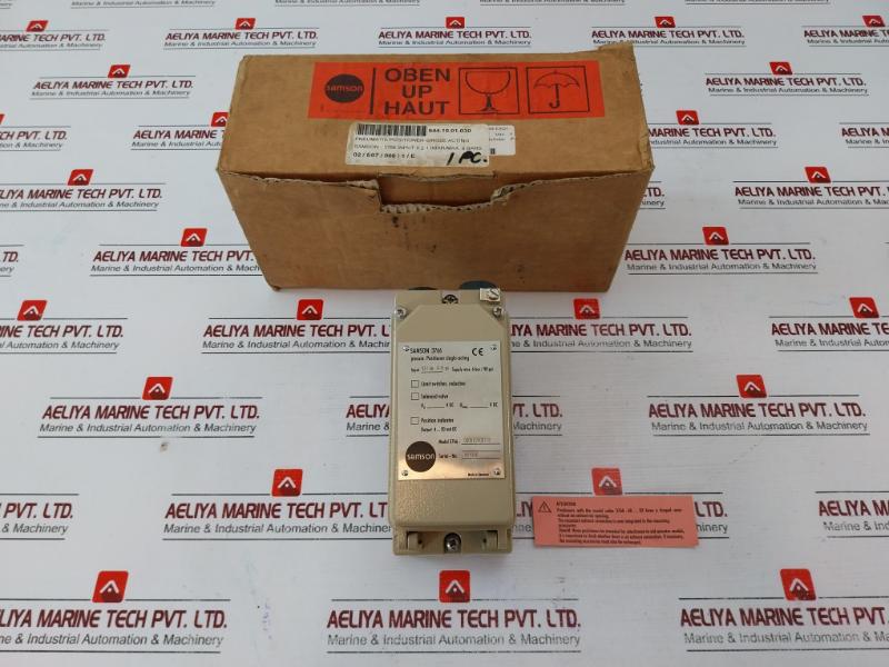 Samson 3766 Pneumatic Positioner Valve, 0.2-1 Bar Input, 4-20 Ma Output