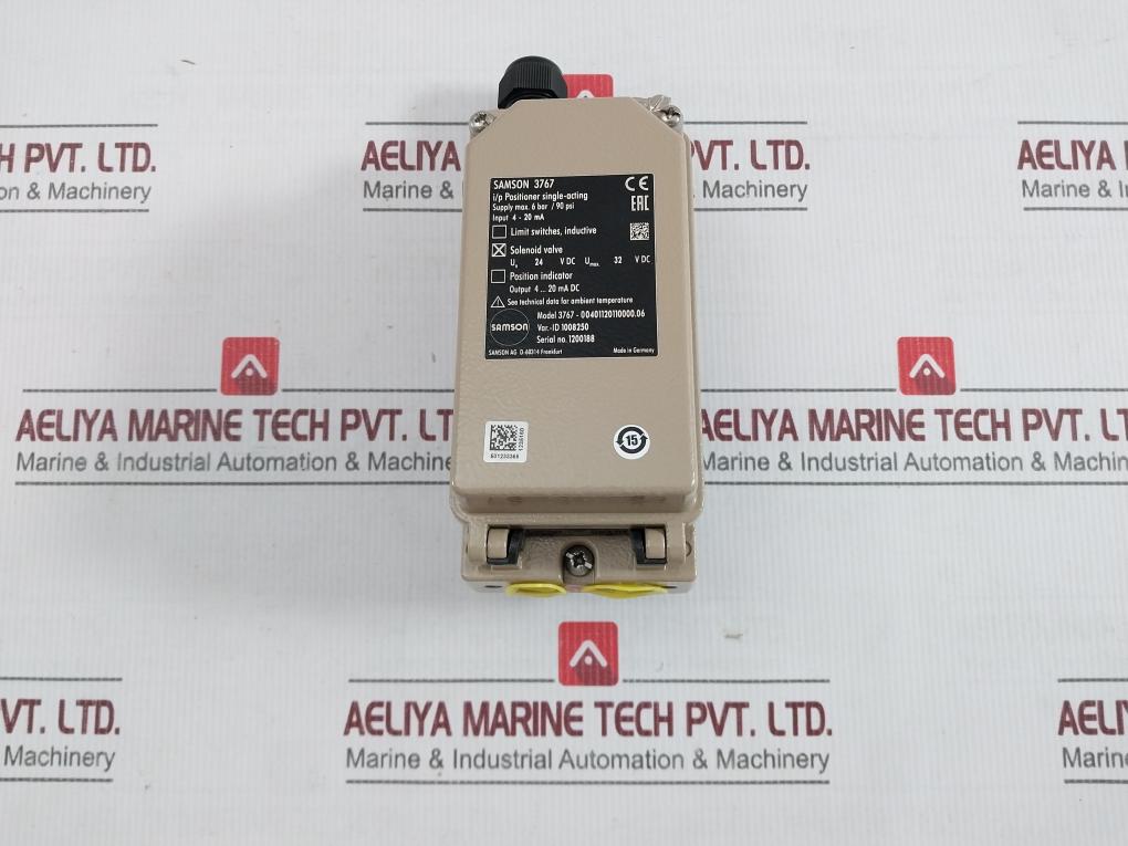 Samson 3767-00401120110000.06 Single-acting Electropneumatic Positioner