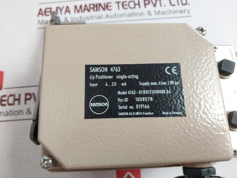 Samson 4763-01100121000000.04 I/P Positioner Single-acting Electro Pneumatic