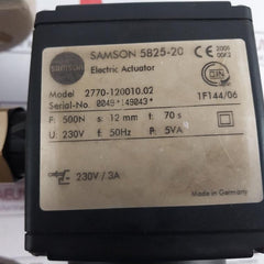 Samson 5825-20 Electric Actuator 2770-120010.02