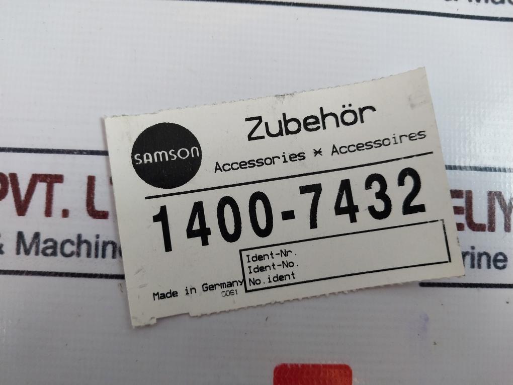 Samson 6126-021110000.00 I/P Electro Pneumatic Converter