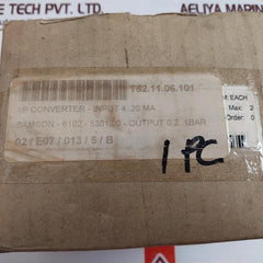 Samson 6126-021110000.00 I/P Electro Pneumatic Converter