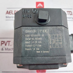 Samson 6126-021110000.00 I/P Electro Pneumatic Converter