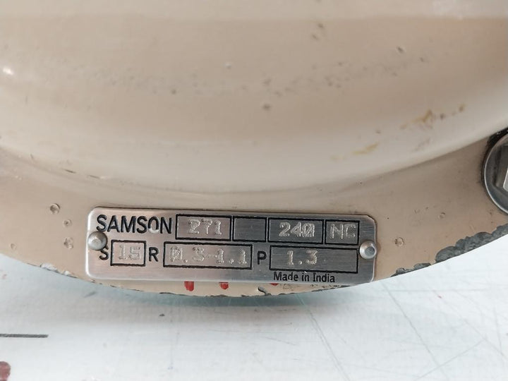 Samson Pneumatic Single-acting Positioner Valve 241-1, 6 Bar