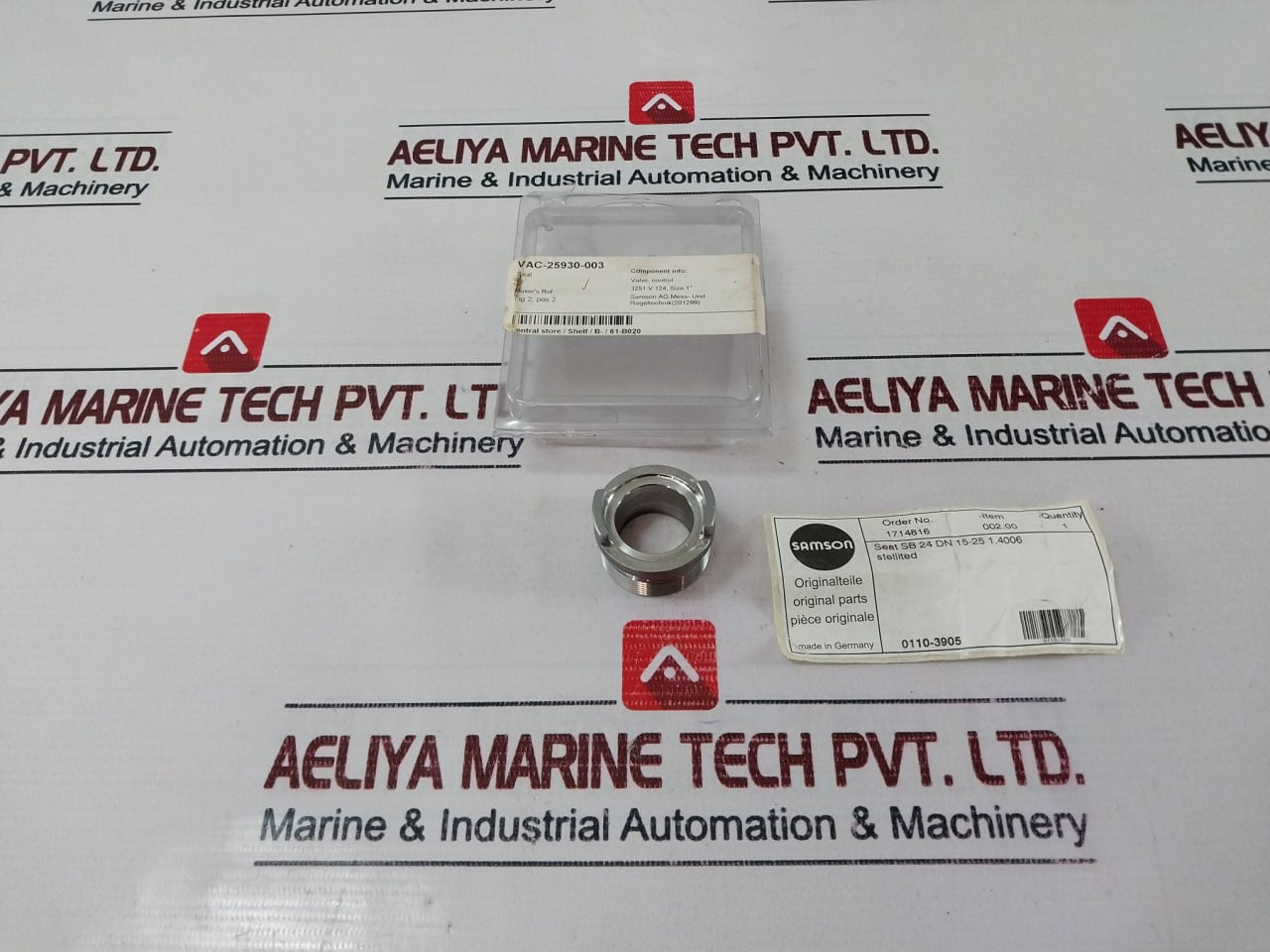 Samson 0110-3905 Control Valve 3251 V 124, Size 1”