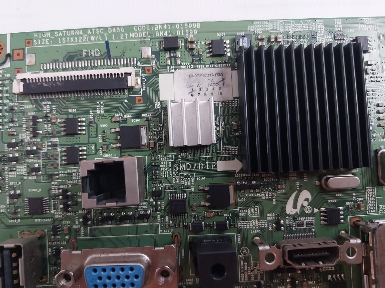 Samsung Bn41-01599 Printed Circuit Board Card Bn97-05731A 157X122 (W/L) 1.2T