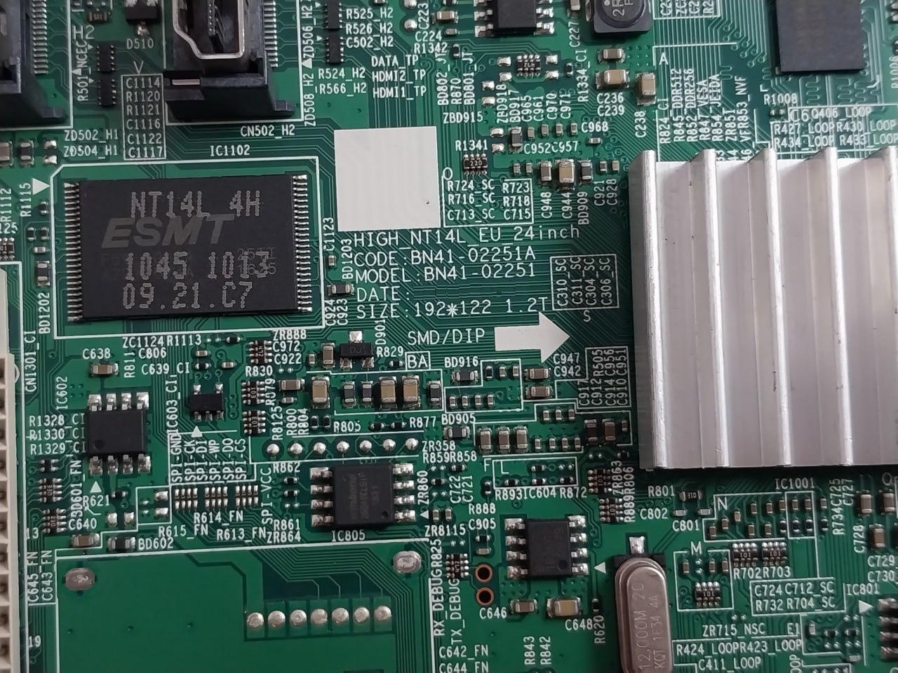 Samsung Bn41-02251A Printed Circuit Board Bn94-07150S- P14 94V-0