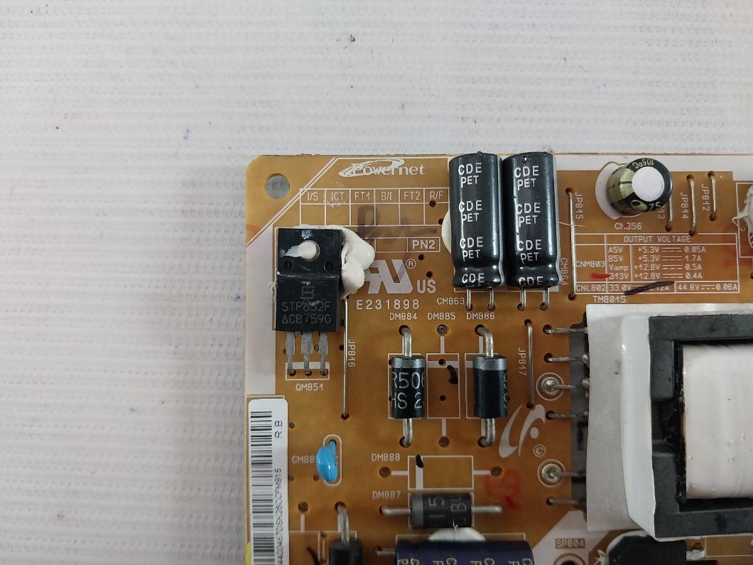 Samsung Bn44-00467D Power Supply Board 50-60Hz 1.0A