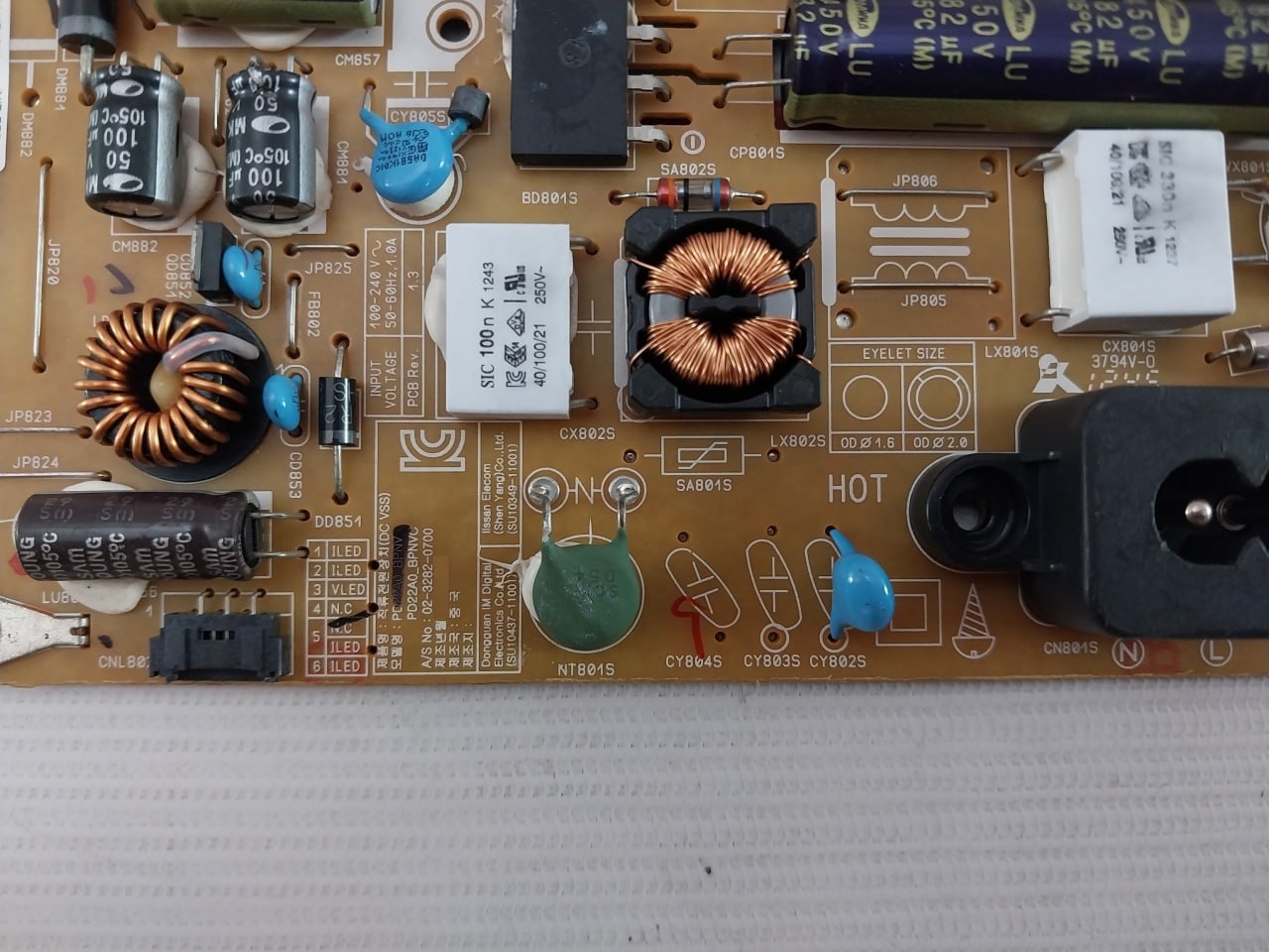 Samsung Bn44-00467D Power Supply Board 50-60Hz 1.0A