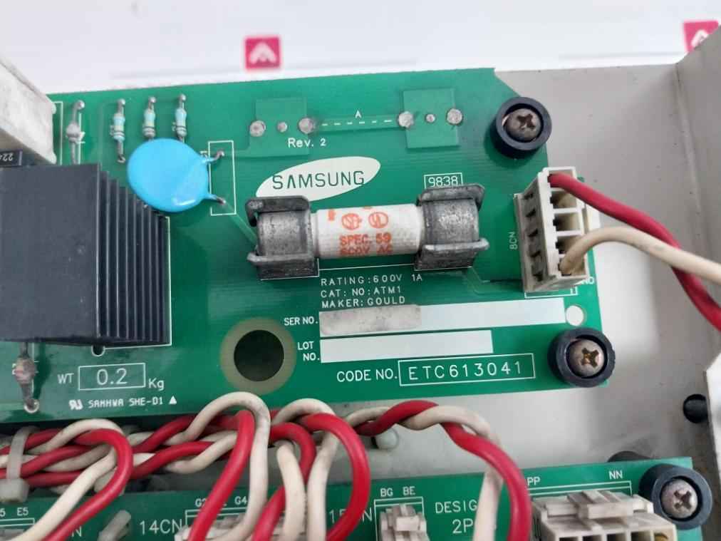 Samsung Cimr-4011G3 400V Class Inverter Etc613050 Rev: 2 Ac 3Ph 380-460V 50/60Hz