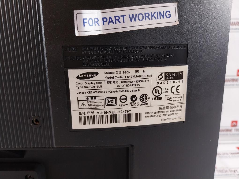 Samsung GH19LS Color Display Unit