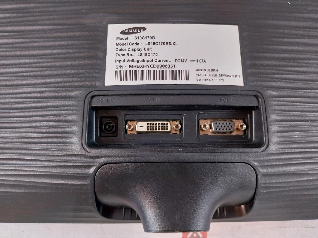 Samsung LS19C170BS/XL 47CM Wide LED Monitor (1366X768)