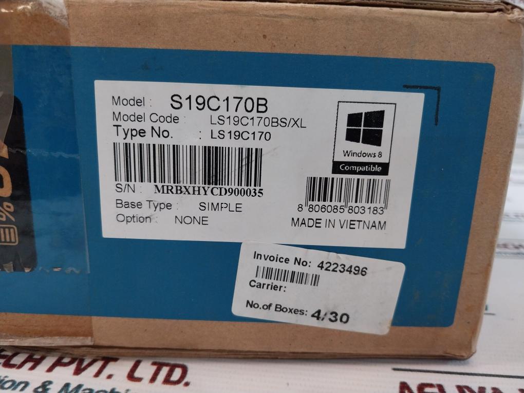 Samsung LS19C170BS/XL 47CM Wide LED Monitor (1366X768)