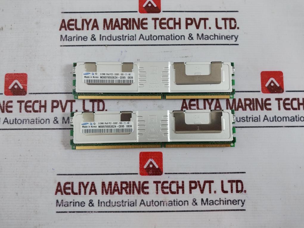 Samsung M395t6553ez4-ce65 512mb 1rx8 Pc2-5300f-555-11-a0 Buffered Memory Module