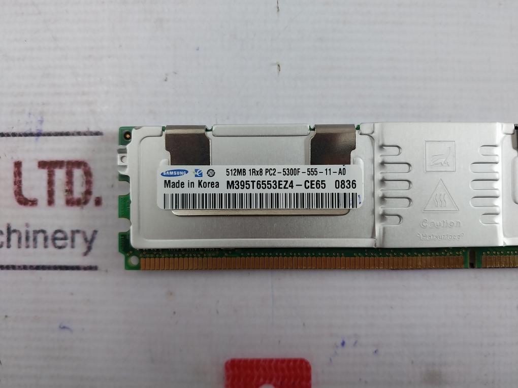 Samsung M395t6553ez4-ce65 512mb 1rx8 Pc2-5300f-555-11-a0 Buffered Memory Module