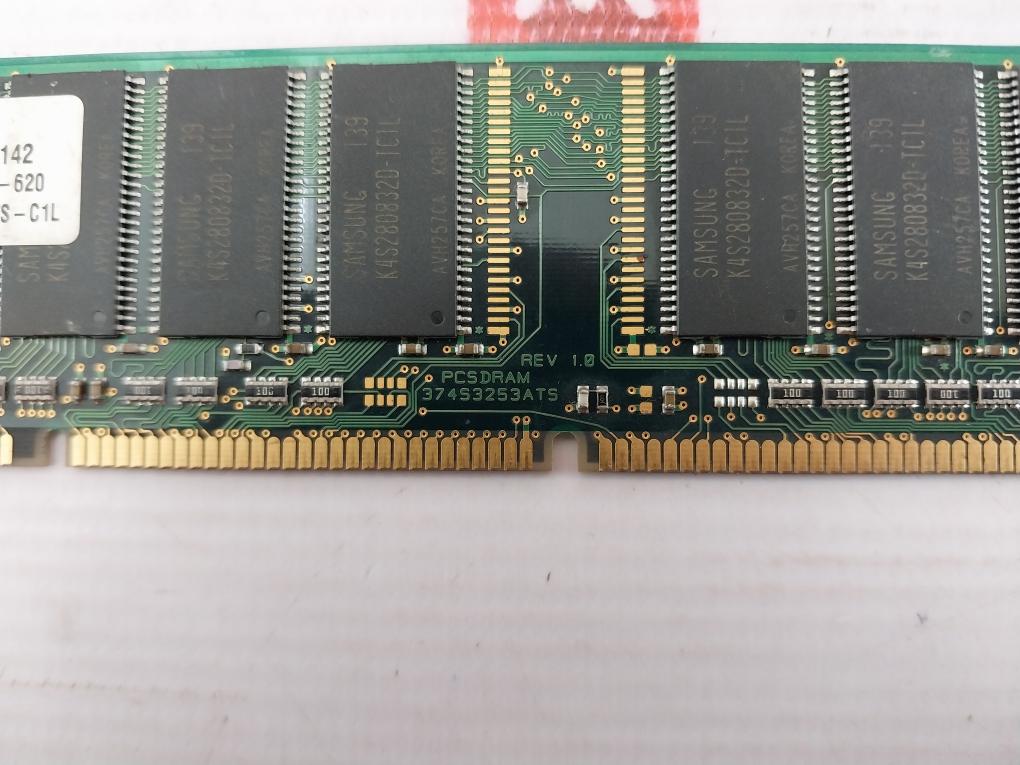 Samsung Pc100-322-620 Memory Board M366S1723Dts-c1L Pcsdram Rev: 1.0 94V-0
