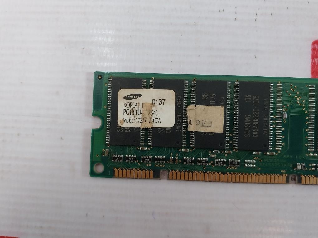 Samsung Pc133U Memory Module 128Mb 133Mhz Pcsdram