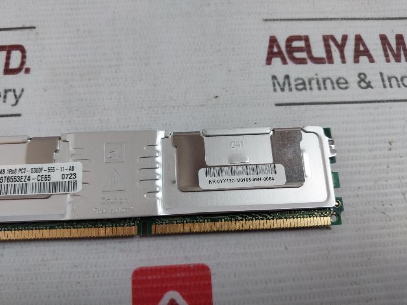 Samsung Pc2-5300F-555-11-a0 Buffered Memory Module M395T6553Ez4-ce65 512Mb 1Rx8